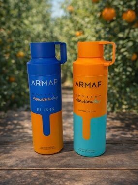Armaf Odyssey Mandarin Sky Dual-Color Body Sprays (Blue & Orange)